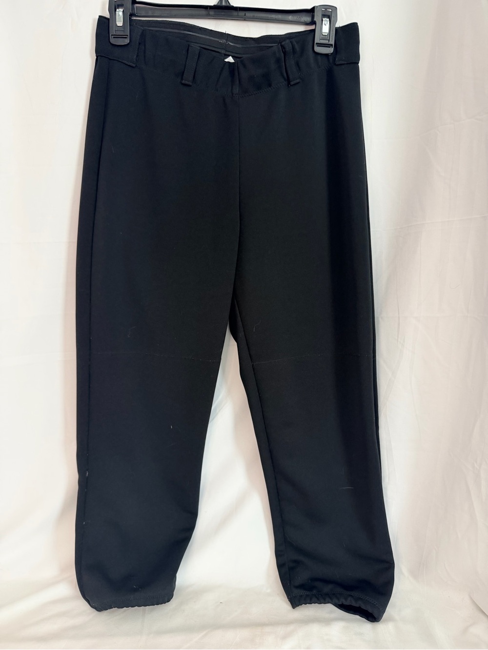 Gluv softball pants black with Belt loops-size Large